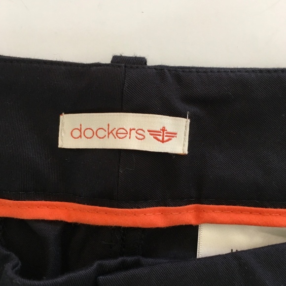 NWT Dockers Womens Sz 16S Classic Metro Straight Leg Pants Black Cotton Blend - Picture 8 of 13